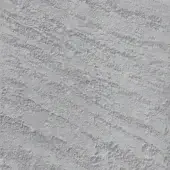Textured wall finish in white and light gray, displaying a mottled, granular pattern; subtle “sicis vetrite ondulato white cro wh” label visible.