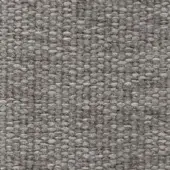 Woven fabric texture, muted gray color, dense nubby surface with heathered tonal variations and a simple grid pattern.