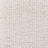 Woven texture sample in pale beige, featuring dense nubby loops and a uniform matte finish with subtle shading variations.