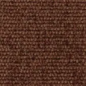 Brown rectangular looped texture with a dense, repeating vertical pattern and mottled tonal variations, displaying a rough tactile quality.