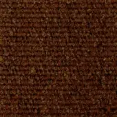 Dark brown textured fabric swatch with repeating rounded bumps in horizontal rows, featuring subtle golden-beige highlights and a nubby pile construction.