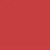 Solid red color field, terracotta tone “81 rosso fuoco”, uniform surface with diffuse lighting and no visible texture or pattern.