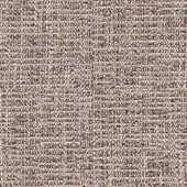 Taupe woven fabric swatch displaying a linear, heathered pattern with horizontal threads and a matte, nubby texture.
