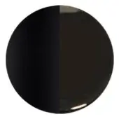 Decorative orb, matte and polished black nickel, spherical form with contrasting finish and metallic band detail.