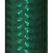 Dark green woven texture with raised, irregular nodules and a slightly glossy surface, displaying a dense, scaled pattern against a uniform background.