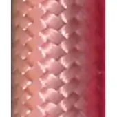 Pink fabric texture with repeating diamond perforations in a grid pattern, displaying subtle tonal variations and a slightly raised surface.