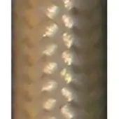 Hexagonal pattern, reflective material, muted beige background, dense repeating structure, possibly textile or decorative panel surface.
