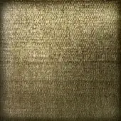 Layered texture in olive green and aged gold tones, displaying irregular marks and a granular appearance with diffused lighting.