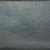 Dark gray woven textile with a dense grid pattern and matte finish, displaying subtle tonal variations and a uniform, interlaced thread structure.