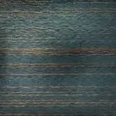 Textured surface with horizontal gold lines on a teal background, displaying an undulating, organic pattern and granular texture.