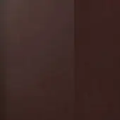 Dark brown glossy surface with vertical seam, exhibiting subtle tonal variations and a smooth, polished texture under diffused lighting.