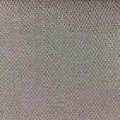 Woven fabric sample co1002 col. 104, medium-weight gray textile with a dense diagonal rib and matte finish, displaying a consistent, tight weave.