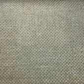 Textile sample, gray and beige, with a dense grid pattern of raised knots and a coarse natural fiber weave; label reads "co1006 col. 40."