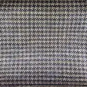 Woven textile sample, navy blue and beige, irregular tweed-like pattern with sheen, suitable for upholstery applications, labeled co1009 col.