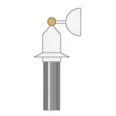 Wall-mounted light, white metal, conical shade with flared rim, gold accent, cylindrical stem, ridged texture, semi-circular wall plate.