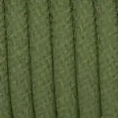 Cylindrical objects, olive-green fibrous material, vertical striations, stacked in a repetitive pattern against a neutral background, labeled “r36 – green.”