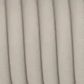 Vertical cylindrical texture, matte gray-beige clay, irregular forms with granular surface and diffused lighting, repetitive pattern.