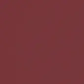 Red semi-gloss color swatch displaying a uniform, muted tone with a consistent sheen and a rectangular shape; labeled “a19l – red semi gloss”.
