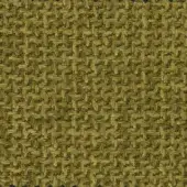Woven fabric texture, muted olive green, irregular pattern with visible knots and a matte finish against a dark gray background.