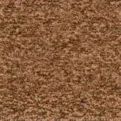 Egoitaliano Dalia fabric sample, reddish-brown textured weave, granular pattern with horizontal striations and mottled color variations.