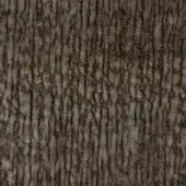 Ribbed fabric texture in muted gray-brown, featuring a repeating vertical pattern of raised ridges and shallow grooves with a matte finish.