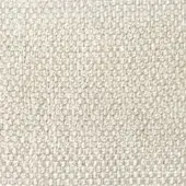 Off-white woven fabric texture, “egoitaliano terra raku,” displays a dense, nubby surface with horizontal and vertical thread grid.