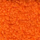 Orange looped pile fabric texture with dense, rounded loops and subtle height variations; “egoitaliano > fabric (c) > lamby” text visible.