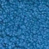 Teal looped pile fabric texture with dense, curled fibers, mottled blue tones, and substantial weave; identified as egoitaliano lamby 180.
