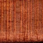 Reddish-brown woven fabric texture with vertical stripes, a rough granular surface, and mottled tonal variations; “egoitaliano > fabric (d) > marlys” text.