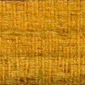 Golden-yellow woven fabric texture displays a grid pattern with raised ridges, labeled “egoitaliano marlys 36,” and a slightly rough surface.