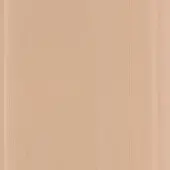 Beige vinyl siding with vertical grooves, exhibiting a textured, embossed pattern and matte finish; two vertical seams are visible.
