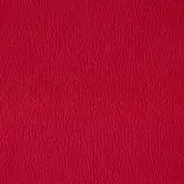 Red leather texture sample with interwoven linear pattern, matte finish, pebbled surface, “egoitaliano mellow 7597” imprinted.