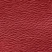 Red quilted leather texture sample displaying a dense, repeating pattern with visible manufacturer label “egoitaliano > leather (c) > nibe > 4424”.