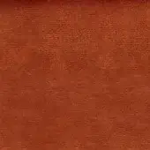 Microfibre fabric texture, terracotta brown, consistent woven pattern with subtle tonal variations and a directional weave; sample labeled “egoitaliano”.