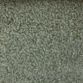 Microfiber textile sample, muted gray tone, dense coiled fibers create a three-dimensional, irregular pattern with a matte finish.