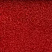 Microfibra fabric sample, deep red, looped pile texture; egoitaliano Naixe 20 textile with consistent color and dense, repeating fiber pattern.