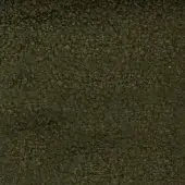 Microfiber textile sample in dark olive-green with a dense, bristly texture; features “egoitaliano naixe 31” text.