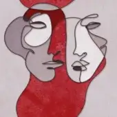 Art Design - Red Mask