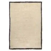 Ivory with Dark Grey border