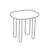 Size A - Tottori Coffee Table