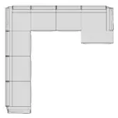 Ronny - Composition F (8 back cushions included)