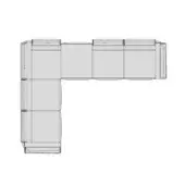 Ronny - Composition G (6 back cushions included)