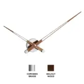AXIOMA N - Chromed brass box - Walnut hands