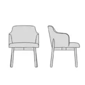 ABBY - WITH ARMRESTS