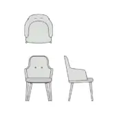 Connie Chair with Armrest