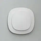 White painted aluminum & Polycarbonate - Luthien