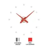 Rodon Mini L - Red lacquered walnut wood hands
