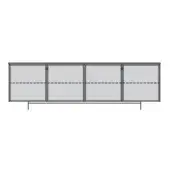 Matics 4 with Glass Doors
