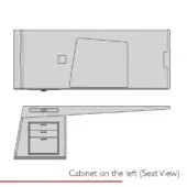 Cabinet on the Left (Seat View)