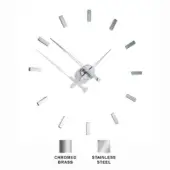 Tacon i - Chromed Brass box & time signals - Polished Steel hands